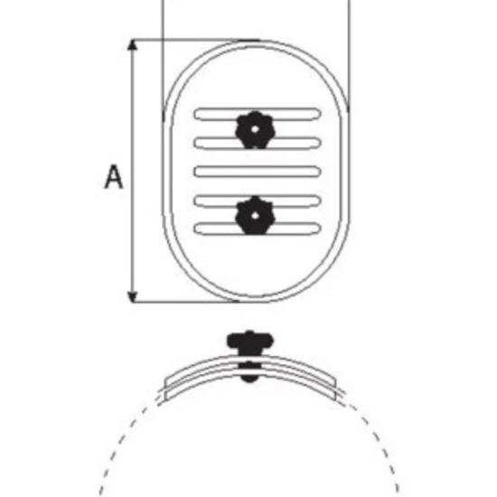 Trappe de visite standard pour conduits circulaires pour gaine circulaire