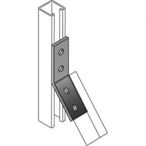 Équerre de montage à 45 degrés pour rails strut