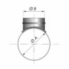 Piquage tube à 90 degrés en acier galvanisé – Image 3