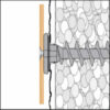La vis nylon équipée d'un joint EPDM pour une étanchéité optimale