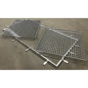 Grille de cour anglaise à mailles 30x30 H920 x L 1900 - Réel